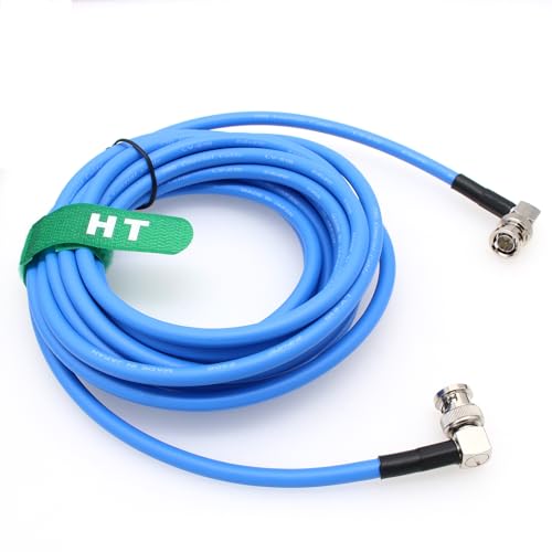 HangTon 12G 4K Raw SDI Koaxial Video Kabel BNC auf BNC Canare LV-61S 75 ohm für Sony ARRI Kamera Monitor Flexibel geschirmt 1.5M Blau HangTon 12G 4K Raw SDI Koaxial Video Kabel BNC auf BNC Canare LV-61S 75 ohm für Sony ARRI Kamera Monitor Flexibel geschirmt 1.5M Blau von HangTon