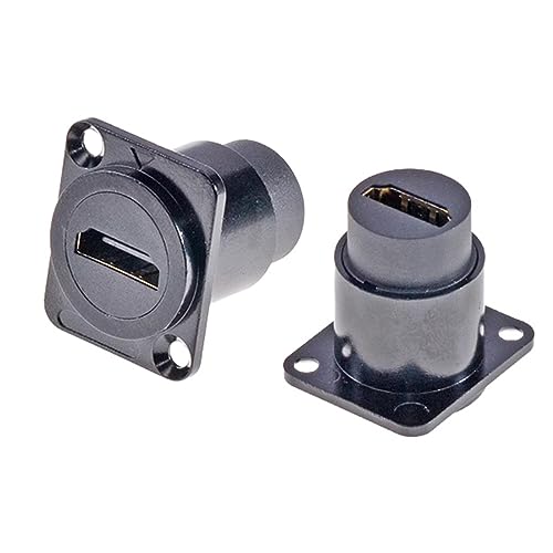 HangTon 2Pack HDMI Panel Mount Buchse Koppler Wasserdichter Stecker, 2.0 Version 4K 30P D-Type Kabel Chassis Buchse Zu Buchse Verlängerung, Ip65 Bulkhead Durchgang HangTon 2Pack HDMI Panel Mount Buchse Koppler Wasserdichter Stecker, 2.0 Version 4K 30P D-Type Kabel Chassis Buchse Zu Buchse Verlängerung, Ip65 Bulkhead Durchgang von HangTon