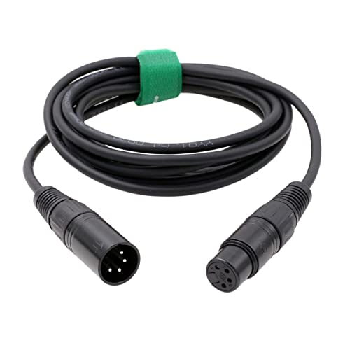 HangTon 4-poliger XLR-Stecker auf Buchse, 4-polig, Mikrofon, Recorder, Kopfhörer, Verstärker, symmetrisches Audiokabel (4 m) von HangTon