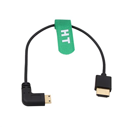 HangTon 4K 120Hz 8K 30p Mini HDMI Kabel für Canon EOS R RP 5DIV ATOMOS Ninja V Shinobi Nikon Z6 D750 Sony XR50 NEX Portkeys BM5 Monitor Typ A C HDMI 2.1 Linker Winkel 30cm HangTon 4K 120Hz 8K 30p Mini HDMI Kabel für Canon EOS R RP 5DIV ATOMOS Ninja V Shinobi Nikon Z6 D750 Sony XR50 NEX Portkeys BM5 Monitor Typ A C HDMI 2.1 Linker Winkel 30cm von HangTon