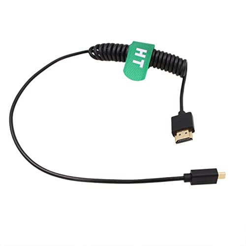 HangTon 4K 60Hz 8K Micro HDMI HDMI 2.1 Spiralkabel für Sony A6400 A7R A7s Canon R5 R6 R7 GH4 S5 Z50 Kamera ATOMOS Ninja V Portkeys Monitor Typ A D HangTon 4K 60Hz 8K Micro HDMI HDMI 2.1 Spiralkabel für Sony A6400 A7R A7s Canon R5 R6 R7 GH4 S5 Z50 Kamera ATOMOS Ninja V Portkeys Monitor Typ A D von HangTon
