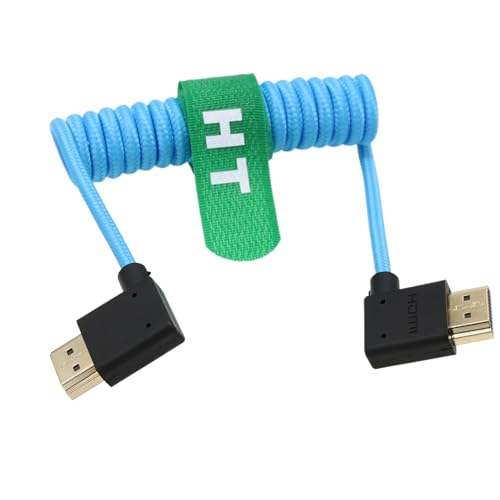 HangTon 4K 120Hz 60p 8K 30p HDMI 2.1 Kabel Rechts Links Winkel für Ninja V SmallHD BMPCC 6K Feelworld Panasonic Sony Canon Nikon ZCAM Kamera HangTon 4K 120Hz 60p 8K 30p HDMI 2.1 Kabel Rechts Links Winkel für Ninja V SmallHD BMPCC 6K Feelworld Panasonic Sony Canon Nikon ZCAM Kamera von HangTon