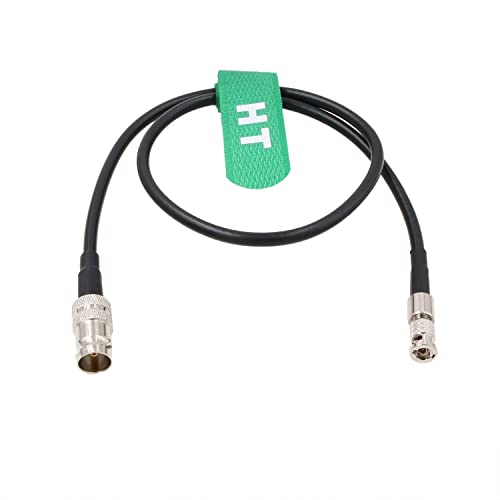 HangTon 6G SDI Videokabel HD Micro BNC auf BNC Buchse Adapter für Blackmagic Video Assist 5 Zoll Monitor (1m) von HangTon