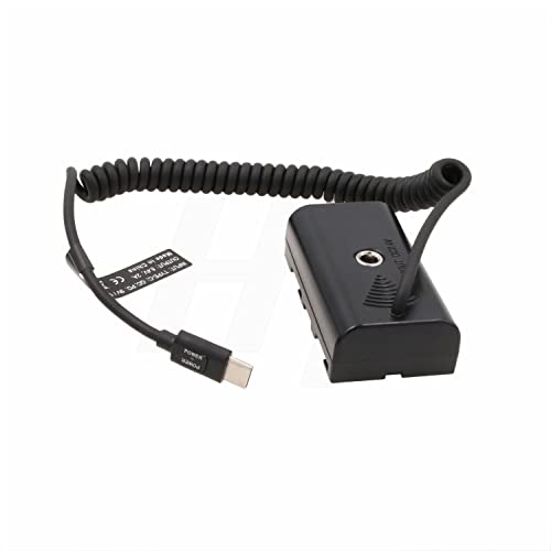 HangTon 9V 12V PD USB C zu NP-F970 F570 F550 Dummy-Akku DC-Koppler Netzteil für Atomos Shogun Inferno Ninja Monitor, LED-Licht HangTon 9V 12V PD USB C zu NP-F970 F570 F550 Dummy-Akku DC-Koppler Netzteil für Atomos Shogun Inferno Ninja Monitor, LED-Licht von HangTon