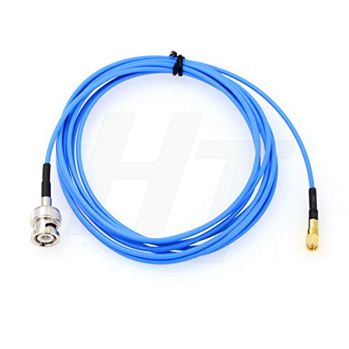 HangTon BNC-Stecker auf Microdot 10–32 Kabel für Beschleunigungsmesser, Wandler, akustische Vibrationstest (3 m, gerade) von HangTon