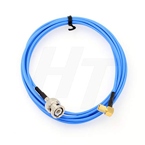 HangTon BNC auf Microdot 10-32 Kabel für Beschleunigungsmesser-Wandler, akustische Vibrationsprüfung (3 m, abgewinkelt) von HangTon