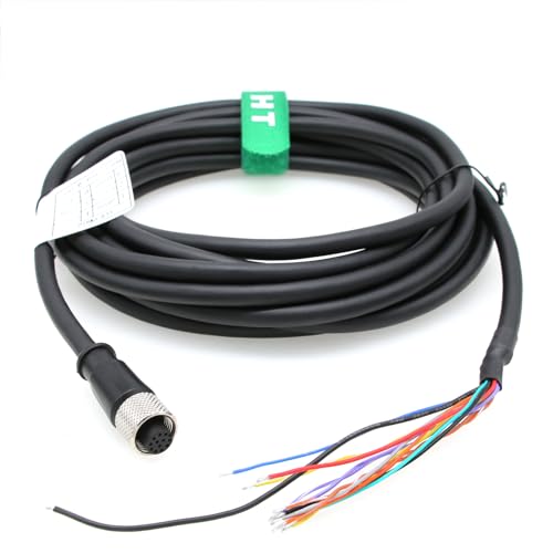HangTon Cognex Data Man Reader 24V Power IO Kabel M12 A-kodiert 12 Pin Buchse zu fliegendem Kabel für Industrie Aktor Sensor CCB-PWRIO 15m HangTon Cognex Data Man Reader 24V Power IO Kabel M12 A-kodiert 12 Pin Buchse zu fliegendem Kabel für Industrie Aktor Sensor CCB-PWRIO 15m von HangTon