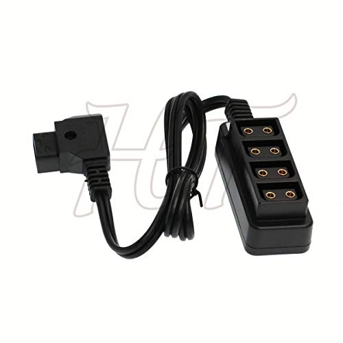 HangTon Dtap Splitter Power Box 4 Port 1 auf 4 P-Tap Adapterkabel 24 Zoll für V-Lock Gold Mount Akku HangTon Dtap Splitter Power Box 4 Port 1 auf 4 P-Tap Adapterkabel 24 Zoll für V-Lock Gold Mount Akku von HangTon