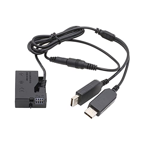 HangTon Dual USB auf LP-E8 Dummy Akku für Canon EOS Rebel T5i T4i T3i T2i, 700D 650D 600D 550D, Kiss X6 X5 X4 DSLR Kamera HangTon Dual USB auf LP-E8 Dummy Akku für Canon EOS Rebel T5i T4i T3i T2i, 700D 650D 600D 550D, Kiss X6 X5 X4 DSLR Kamera von HangTon