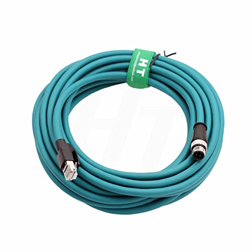 HangTon Ethernet M12 4-poliges D-kodiertes RJ45 CAT5e Kabel für Datalogic Scanner Matrix 120 210N 300N 410N 450 DS2100N DS2400N DS5110 Vision System Profinet Netzwerk Power Sensor Kamera 20 m HangTon Ethernet M12 4-poliges D-kodiertes RJ45 CAT5e Kabel für Datalogic Scanner Matrix 120 210N 300N 410N 450 DS2100N DS2400N DS5110 Vision System Profinet Netzwerk Power Sensor Kamera 20 m von HangTon