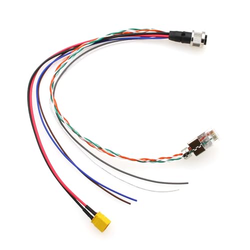 HangTon Ethernet Power Debugging Kabel für DJI Livox Mid-360 Mid-70 Avia LiDAR Sensor, 1 zu 3 Splitter, M12 Aviation 12-poliges RJ45 XT30 Flying Leads, 50 cm HangTon Ethernet Power Debugging Kabel für DJI Livox Mid-360 Mid-70 Avia LiDAR Sensor, 1 zu 3 Splitter, M12 Aviation 12-poliges RJ45 XT30 Flying Leads, 50 cm von HangTon