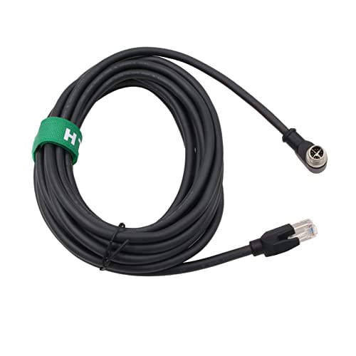 HangTon Gigabit Ethernet M12 8 Pin X-Coded RJ45 CAT 6A Netzwerk Datenkabel für Cognex Basler Sensor PROFINET High-Speed Flex Shield 10m HangTon Gigabit Ethernet M12 8 Pin X-Coded RJ45 CAT 6A Netzwerk Datenkabel für Cognex Basler Sensor PROFINET High-Speed Flex Shield 10m von HangTon