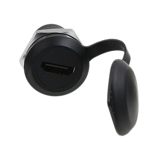 HangTon HDMI 2.0 Panel-Buchsen-Koppler, 4 K, 30 Hz, wasserdicht, Rundschott-Pass-Through-Stecker, Inline-Kabel, Chassis-Buchse auf Buchse, 2 Stück HangTon HDMI 2.0 Panel-Buchsen-Koppler, 4 K, 30 Hz, wasserdicht, Rundschott-Pass-Through-Stecker, Inline-Kabel, Chassis-Buchse auf Buchse, 2 Stück von HangTon