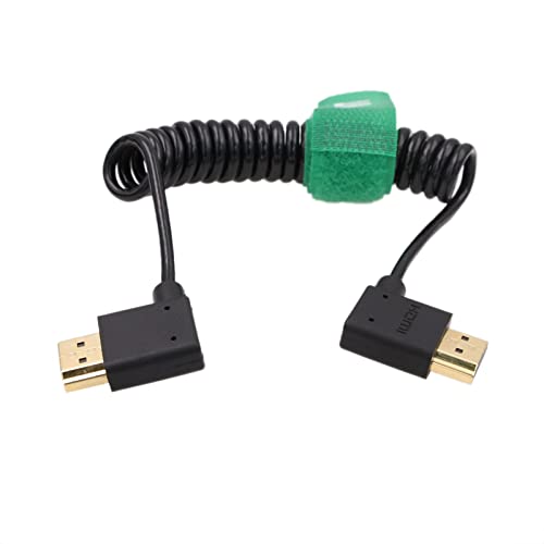 HangTon HDMI 4K 60p 8K Kabel dünn gewickelt für ATOMOS Shinobi Ninja V Portkeys BM5 FEELWORLD Blackmagic Monitor ZCAM Sony A7IV Canon Nikon Kamera Typ A HDMI 2.1 rechts links Winkel HangTon HDMI 4K 60p 8K Kabel dünn gewickelt für ATOMOS Shinobi Ninja V Portkeys BM5 FEELWORLD Blackmagic Monitor ZCAM Sony A7IV Canon Nikon Kamera Typ A HDMI 2.1 rechts links Winkel von HangTon