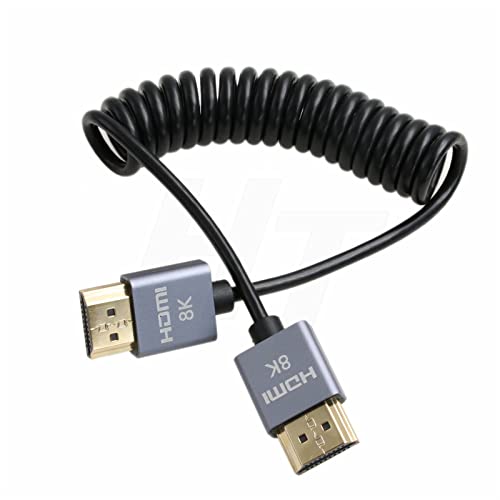 HangTon HDMI 8K 4K 60fps Kabel dünn gewickelt für ATOMOS Shinobi Ninja V Portkeys BM5 FEELWORLD BMPCC 4K Monitor ZCAM Sony A7IV Canon Nikon Kamera Typ A HDMI 2.1 HangTon HDMI 8K 4K 60fps Kabel dünn gewickelt für ATOMOS Shinobi Ninja V Portkeys BM5 FEELWORLD BMPCC 4K Monitor ZCAM Sony A7IV Canon Nikon Kamera Typ A HDMI 2.1 von HangTon