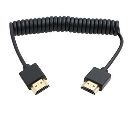 HangTon HDMI 8K 4K 60p UHD Kabel für ATOMOS Ninja V Portkeys Blackmagic Monitor BMPCC 6K ZCAM Sony Canon Nikon Kamera Ronin Typ A HDMI 2.1 Coiled HangTon HDMI 8K 4K 60p UHD Kabel für ATOMOS Ninja V Portkeys Blackmagic Monitor BMPCC 6K ZCAM Sony Canon Nikon Kamera Ronin Typ A HDMI 2.1 Coiled von HangTon