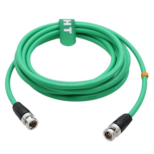 HangTon HT Full-Size BNC 12G 4K SDI Video Koaxialkabel für Rolan Rekorder SDI Konverter Canare LV-61S 75 Ohm flexibel geschirmt 1m Grün HangTon HT Full-Size BNC 12G 4K SDI Video Koaxialkabel für Rolan Rekorder SDI Konverter Canare LV-61S 75 Ohm flexibel geschirmt 1m Grün von HangTon
