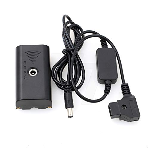 HangTon Kamera-Monitor D-Tap NP-F970 F570 F550 Dummy Akku DC Koppler Netzteil für Atomos Shogun Inferno Ninja (1,2 m) von HangTon