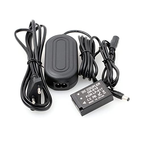 HangTon LP-E17 Dummy Akku AC Netzteil für Canon EOS R8 R10 RP T6s T6i T7i X8i SL2 800D 9000D 77D 200D 750D 760D Kamera 8V 3A HangTon LP-E17 Dummy Akku AC Netzteil für Canon EOS R8 R10 RP T6s T6i T7i X8i SL2 800D 9000D 77D 200D 750D 760D Kamera 8V 3A von HangTon