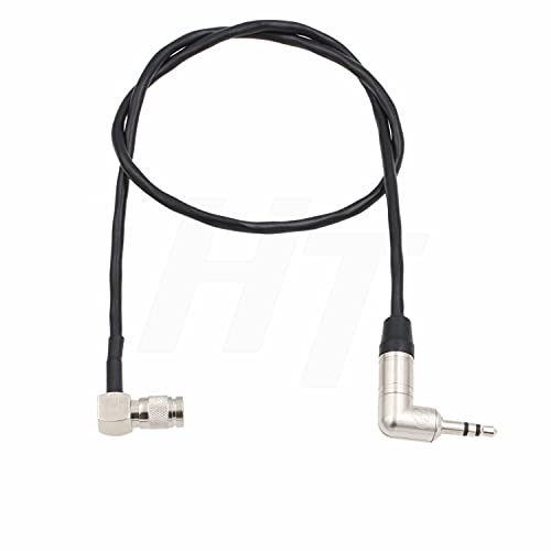 HangTon LTC Timecode Kabel für UltraSync ONE DIN1.0/2.3 auf 3,5 mm Mini-Klinke, rechtwinklig, für DSLR 45 cm (R) von HangTon