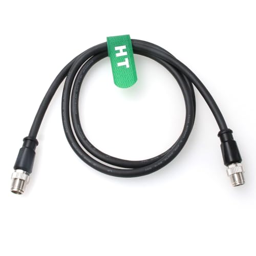 HangTon M12 8 Pin X-kodiert auf 8 Pin X-kodiertes Ethernet Netzwerk Cat6 Kabel für Cognex Basler Industrial Sensor Kamera, High Speed geschirmt, 50 cm HangTon M12 8 Pin X-kodiert auf 8 Pin X-kodiertes Ethernet Netzwerk Cat6 Kabel für Cognex Basler Industrial Sensor Kamera, High Speed geschirmt, 50 cm von HangTon