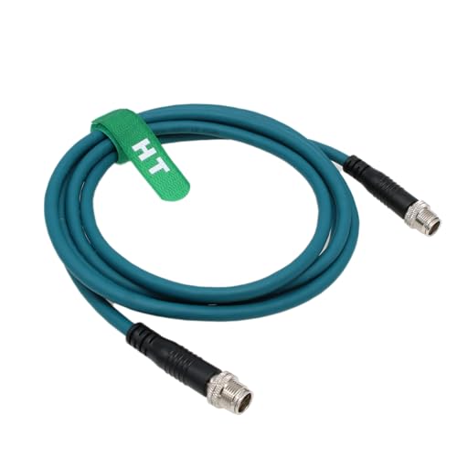 HangTon M12 8-Pin X-kodiert auf 8-Pol X-Coding Ethernet Cat6 Kabel für Cognex Industrial Sensor Kamera 3m von HangTon