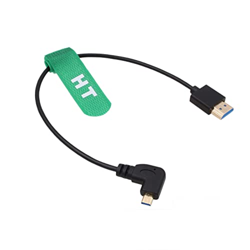 HangTon Micro HDMI 4K 120Hz 8K Ultra HD Kabel für Sony A6500 A7III Canon EOS M R5 R7 GH4 X-T4 Z50 Kamera ATOMOS Ninja V Portkeys Monitor Typ A D HDMI 2.1 Linker Winkel 30cm HangTon Micro HDMI 4K 120Hz 8K Ultra HD Kabel für Sony A6500 A7III Canon EOS M R5 R7 GH4 X-T4 Z50 Kamera ATOMOS Ninja V Portkeys Monitor Typ A D HDMI 2.1 Linker Winkel 30cm von HangTon