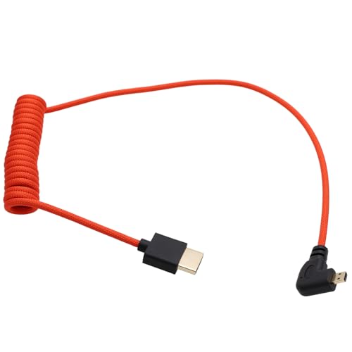 HangTon Micro HDMI auf HDMI 4K 8K 60p Kabel für ATOMOS Ninja V Inferno SmallHD Cine Indie Monitor Canon R6 Mark II R5 C R8 Sony ZVE10 A7C A7R4 A7S2 Panasonic S5 S9 GH4 Kamera, links gewinkelt 50cm HangTon Micro HDMI auf HDMI 4K 8K 60p Kabel für ATOMOS Ninja V Inferno SmallHD Cine Indie Monitor Canon R6 Mark II R5 C R8 Sony ZVE10 A7C A7R4 A7S2 Panasonic S5 S9 GH4 Kamera, links gewinkelt 50cm von HangTon