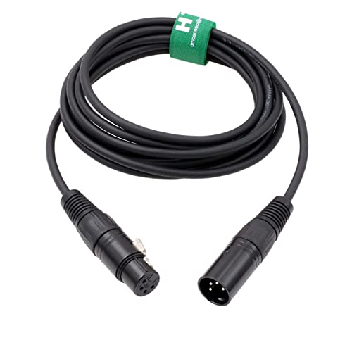 HangTon Mikrofon-Recorder-Mixer, Kopfhörer-Verstärker, symmetrisches Audiokabel, 4-polig, XLR-Stecker auf Buchse, XLR, 4-polig (3 m) von HangTon
