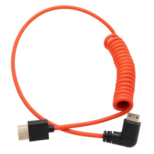 HangTon Mini HDMI auf HDMI 4K 8K 60p Kabel für ATOMOS Ninja V Inferno SmallHD Monitor Canon Sony HDR-XR50 Z5 Z6ii Z7ii D750 Kamera, links gewinkelt 50cm HangTon Mini HDMI auf HDMI 4K 8K 60p Kabel für ATOMOS Ninja V Inferno SmallHD Monitor Canon Sony HDR-XR50 Z5 Z6ii Z7ii D750 Kamera, links gewinkelt 50cm von HangTon
