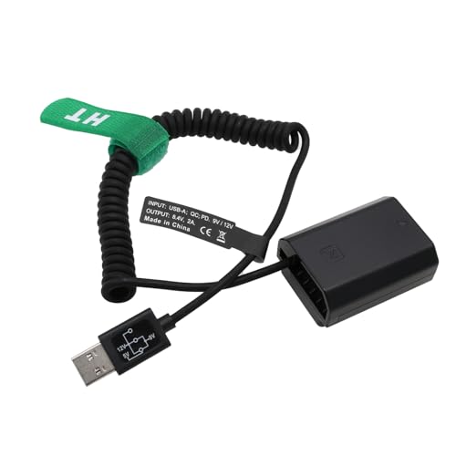 HangTon Power Bank 5V USB zu NP-FZ100 Dummy-Akku für Sony A9 A7R3 A7M3 A7S3 A7III A7RM3 A7RM4 A7SM3 Kamera von HangTon