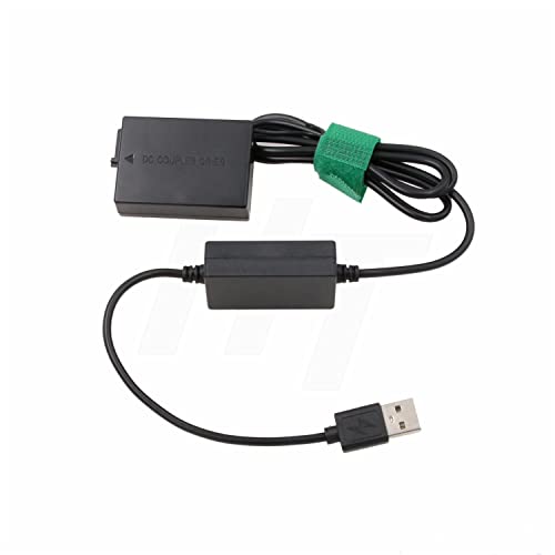 HangTon Powerbank 5V USB LP-E8 Dummy Akku für Canon EOS Rebel T5i T4i T3i T2i, 700D 650D 600D 550D, Kiss X6 X5 X4 DSLR Kamera von HangTon