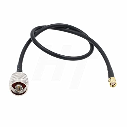 HangTon RP-SMA RG58/U WLAN-Router Antenne RF Koaxialkabel Low Loss Signalverstärker (50 cm) von HangTon Connect