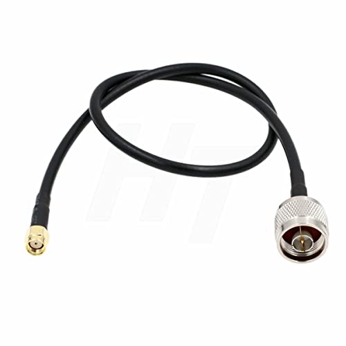 HangTon Stecker N Stecker RP-SMA RG58 / U WIFI-Router-Antenne HF-Koaxialkabel Signalverstärker mit geringem Verlust (3,3 Fuß / 1 Meter) von HangTon Connect