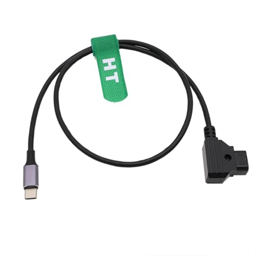 HangTon Stromkabel D-Tap auf USB Typ C 14,8V 24 Zoll für Kamera SDI/HDMI Konverter Tilta Nucleus Nano II Wireless Focus Motor V-Mount Akku von HangTon