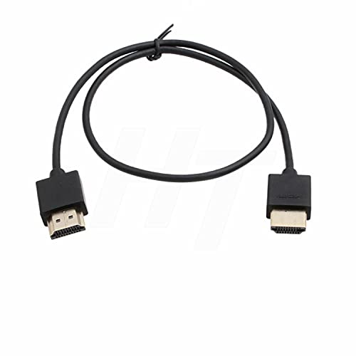 HangTon Super Thin Soft HDMI zu HDMI 2.0 4K Kabel für ZCAM E2 Sony Canon Panasonic Blackmagic Kamera ATOMOS Portkeys Monitor 1m von HangTon