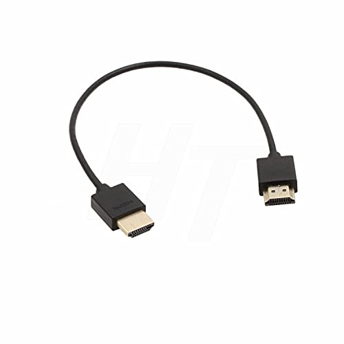 HangTon Thin Soft HDMI zu HDMI 2.0 4K Kabel für ZCAM E2 F6 Sony Canon Panasonic AU-EVA1 Blackmagic BMPCC 4K Kamera ATOMOS Portkeys BM5 Monitor 12'' von HangTon