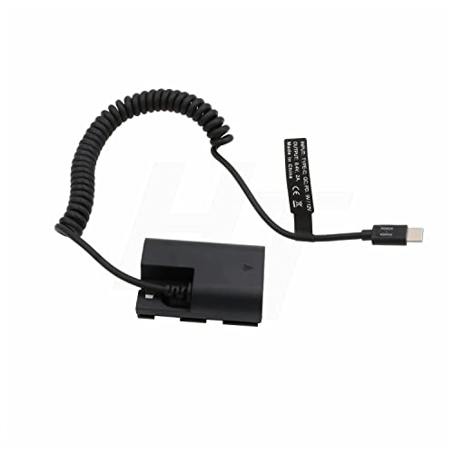 HangTon Power Bank PD QC USB Typ C zu LP-E6N Dummy Akku für Canon EOS R5 R5C R6 5D3 7D II BMPCC 4K Kamera, Zacuto EVF HangTon Power Bank PD QC USB Typ C zu LP-E6N Dummy Akku für Canon EOS R5 R5C R6 5D3 7D II BMPCC 4K Kamera, Zacuto EVF von HangTon
