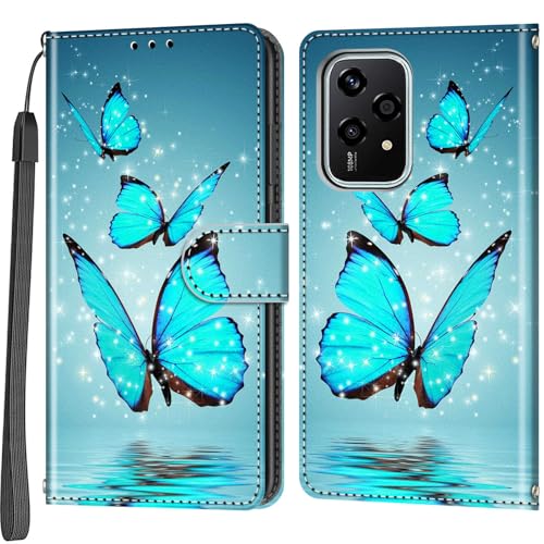 Handyhülle für Honor 200 Lite Hülle, Magnetische Stoßfeste Flip Leder Schutzhülle Klapphülle, Schmetterling Handyhülle für Honor 200 Lite Hülle, Magnetische Stoßfeste Flip Leder Schutzhülle Klapphülle, Schmetterling von Haninsuze