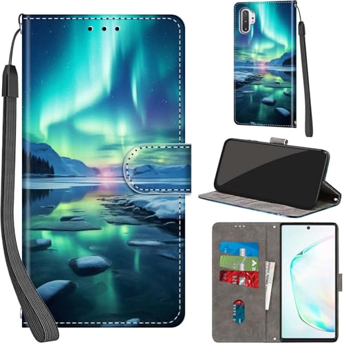 Handyhülle für Samsung Galaxy Note 10 Plus Hülle PU Leder Schutzhülle Klappbar mit Kartenfach Ständer Handytasche KameraschutzFlip Case Klapphülle für Samsung Note 10 Plus, Schneeberg Handyhülle für Samsung Galaxy Note 10 Plus Hülle PU Leder Schutzhülle Klappbar mit Kartenfach Ständer Handytasche KameraschutzFlip Case Klapphülle für Samsung Note 10 Plus, Schneeberg von Haninsuze