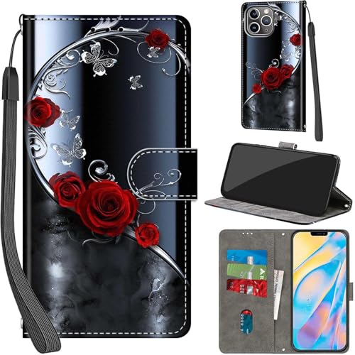 Handyhülle für iPhone 12 Pro Max Hülle PU Leder Schutzhülle Klappbar mit Kartenfach Ständer Handytasche mit Kameraschutz Flip Case Klapphülle für iPhone 12 Pro Max, silberner Schmetterling Handyhülle für iPhone 12 Pro Max Hülle PU Leder Schutzhülle Klappbar mit Kartenfach Ständer Handytasche mit Kameraschutz Flip Case Klapphülle für iPhone 12 Pro Max, silberner Schmetterling von Haninsuze