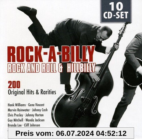 ROCKABILLY - 200 Original Hits and Rarities of Rock And Roll & Hillbilly: Honky Tonk Man, Rockhouse, Get Rhythm, Blue Moon Of Kentucky, ... von Hank Williams