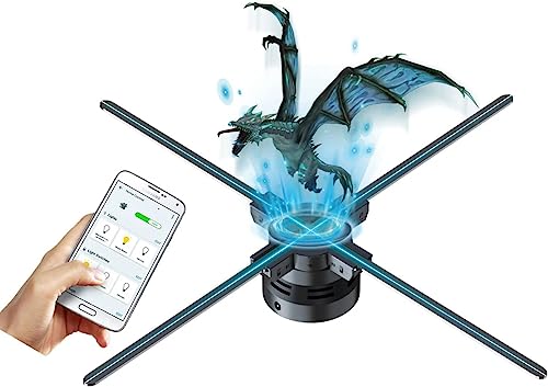 Hanmorfarbi 3D Holographischer Ventilator Mit Fernbedienung Bluetooth WiFi, 1600 * 552 AuflöSung, 52cm Stereoskopische Projektion, Geeignet FüR GeschäFte, Bars, Partys, Werbedisplays, Ausstellungen Hanmorfarbi 3D Holographischer Ventilator Mit Fernbedienung Bluetooth WiFi, 1600 * 552 AuflöSung, 52cm Stereoskopische Projektion, Geeignet FüR GeschäFte, Bars, Partys, Werbedisplays, Ausstellungen von Hanmorfarbi