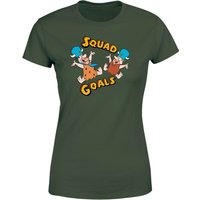 Familie Feuerstein Squad Goals Damen T-Shirt - Grün - L von Hanna Barbera