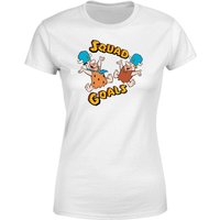 Familie Feuerstein Squad Goals Damen T-Shirt - Weiß - XL von Hanna Barbera