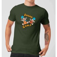 Familie Feuerstein Squad Goals Herren T-Shirt - Grün - L von Hanna Barbera