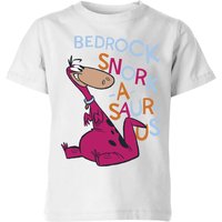 The Flintstones Bedrock Snork-A-Saur-Us Kids' T-Shirt - White - 11-12 Jahre von Hanna Barbera