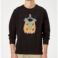The Flintstones Fred Shirt Sweatshirt - Black - M von Hanna Barbera