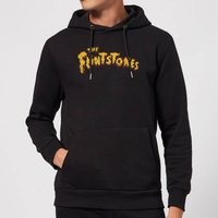 The Flintstones Logo Hoodie - Black - XL von Hanna Barbera