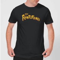 The Flintstones Logo Men's T-Shirt - Black - M von Hanna Barbera